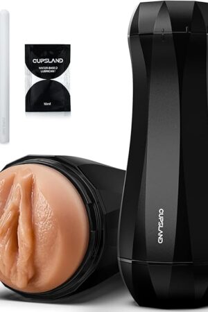 CUPSLAND Twirl Male Masturbator Cup for Men Orgasm?Man Masturbation Stroker with Lifelike Textured Vagina?Penis Training Masturbators Sex Toy for Men?Innovative Structure Male Stroker Male Sex Toy
