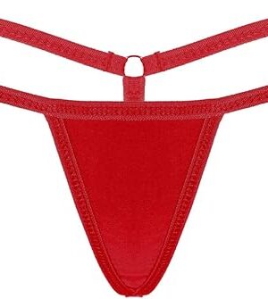 Womens Sexy Low Waist Thong T Pants Underwear Panties Micro Mini G-String Lingerie Panty