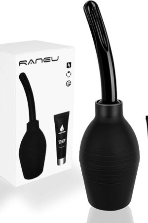 Enema Bulb Kit with Lube Anal Douche Superior Materials Douche for Men Women Made of Comfortable Material