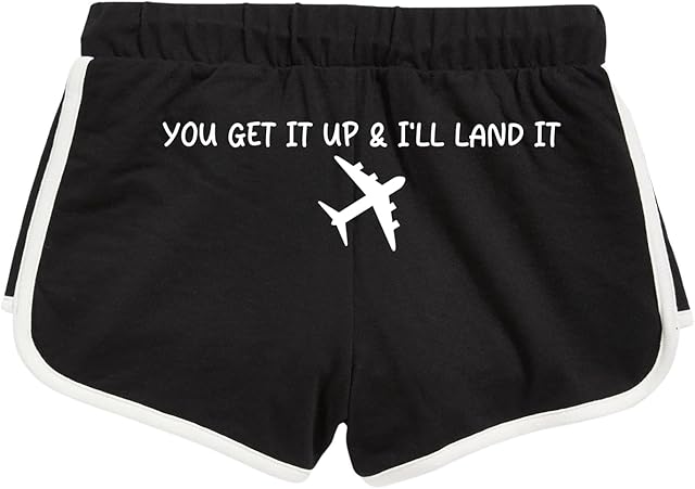 Funny Sexy Slutty Dirty Underwear for Women, Women's Cotton Athletic Booty Shorts