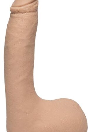 Doc Johnson Signature Series - Randy - 8.5 Inch Realistic ULTRASKYN Dildo with Removable Vac-U-Lock Suction Cup - F-Machine & Harness Compatible - for Adults Only, Vanilla