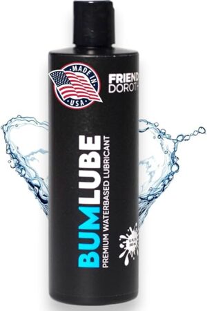 Bum Lube ? Ultra-Slick Water-Based Lubricant ? 12oz ? Long-Lasting, Toy-Safe & Easy Clean-Up ? Unscented & Gentle on Skin