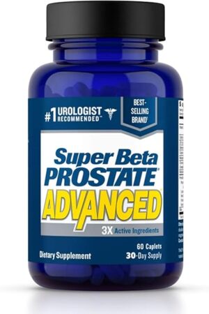 Advanced Prostate Supplement for Men ? Reduce Bathroom Trips, Promote Sleep, Support Urinary Health & Bladder Emptying Beta Sitosterol not Saw Palmetto (60 Caplets, 1-Bottle)