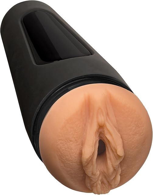 Doc Johnson Main Squeeze - Belladonna - Squeeze Plate for Precise Pressure - Twist End Cap to Control Suction - Discreet Premium Stroker - Male Masturbator, Vagina, Vanilla (5200-06-AM)