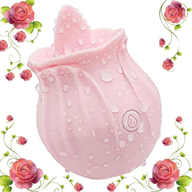 2024 Clitoralis Stimulator for Women Licking Sucking Toy for Woman Rose Shape Toys for Woman Pleasure Couples Gifts Adult Tools Pink DB1203