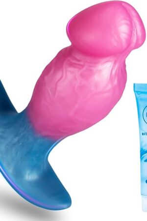 58in Wearable Butt Plug for Women Men, Soft Silicone Anal Plug, Knot Thick Anal Dildo with Suction Cup, Anal Sex Toys for Adults, Long-Term Wear Prostate Dildo, Gay Sex Toys for Beginners - 200g