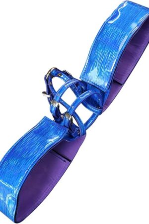 Vibrator Strap on Masturbation Dildo with Harness Adult Sex Toys for Female Couples Adjustable Fixed Strap-on Lesbian On (Blue)