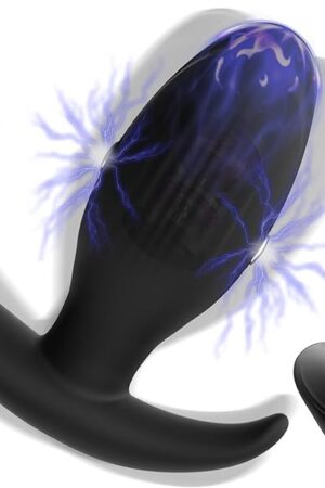 Adult Sex Toys for Men Prostate Massager - Games Vibrators Remote Control, Adult Toys Anal Plug Vibrating Butt Plug with 9 Vibrating Rotation Mode, Anal Toys Vibrator Mens Women (Black)