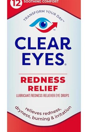 Clear Eyes Redness Relief Lubricant Redness Relief Eye Drops, 05 oz