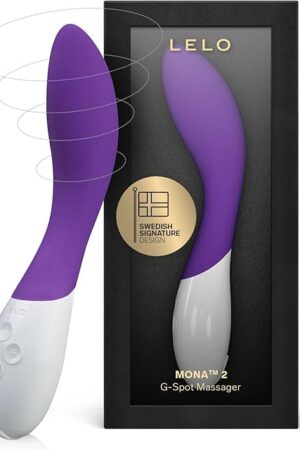 LELO Mona 2 G Spot Vibrator for Women, G Spot Toy for Discrete Pleasure, Curved Vibrator Sex Toy for G Spot, Adult Toy with 6 Intensity Modes, Purple