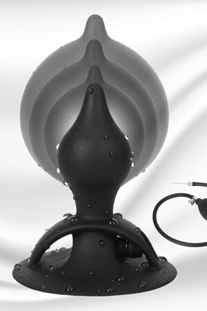 Inflatable Anal/Butt Plug Prostate Massager, Anal Training Set, One for All Anal Plug Set, LGBT Anus Vagina Dilator Expander for Erotic Games