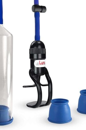 LeLuv Vacuum Pump Slippery Silicone Hose Zgrip Silicone Hose with 3 Large Enhancement Sleeves