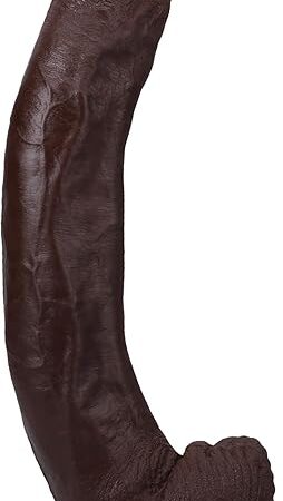 Doc Johnson Signature Series - Dredd - 13.5 Inch ULTRASKYN Dildo with Removable Vac-U-Lock Suction Cup - F-Machine & Harness Compatible - for Adults Only, Chocolate