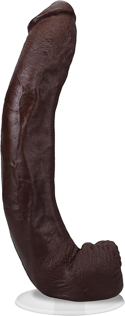 Doc Johnson Signature Series - Dredd - 13.5 Inch ULTRASKYN Dildo with Removable Vac-U-Lock Suction Cup - F-Machine & Harness Compatible - for Adults Only, Chocolate