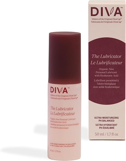 DIVA Lubricator - Ultra-Moisturizing & Long-Lasting Lubricant - Fragrance-Free & Plant-Based Formula - Never Sticky, Always Slippery - Keeps Skin Barrier Healthy - 50 mL