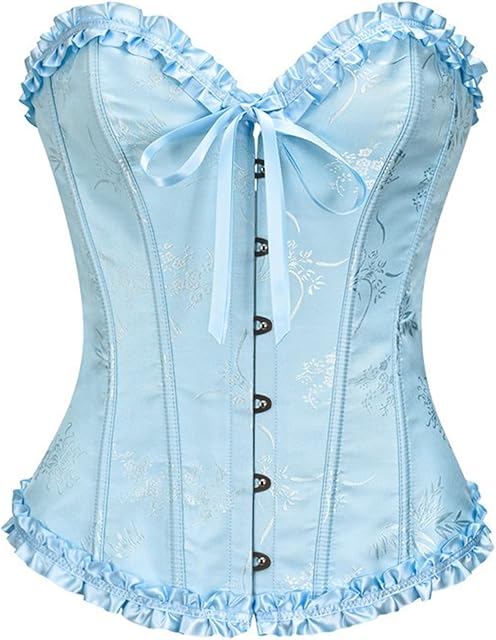 Corset Tops for Women Strapless Overbust Bustier Plus Size Renaissance Gothic Sexy Steampunk Dress Shapewear Lingerie