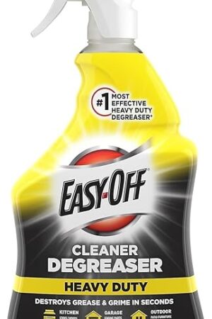 Easy-Off Heavy Duty Degreaser Cleaner Spray, Kitchen Degreaser, 32 Oz