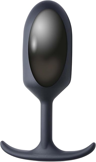HEAVY HITTERS Premium Silicone Weighted Anal Plug - Extra Large, Black