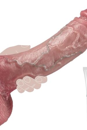 108 Inch Realistic Huge Dildo Sex Toys, Safety Material 63 Inch Girth Thick Dildo for Clitoral Vagina and Anal Stimulation with Strong Suction Cup, Adult Sex Toys for Men and Women