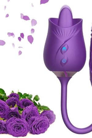 Generic 2024 Rose Viboator Stimulator Licking Sucking 10 Speed for Women Quiet-Purple BZ522