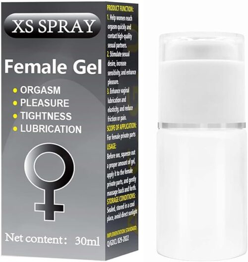 XS Spray-Fast Orgasm Gel,Suitable for Women and Couples-Moisturizing1.02 fl oz 30ml (Black)