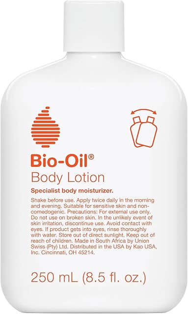 Bio-Oil Moisturizing Body Lotion for Dry Skin, Ultra-Lightweight High-Oil Hydration, with Jojoba, Rosehip, Shea, and Hyaluronic Acid, 85 Oz