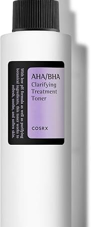 COSRX AHA/BHA Treatment Toner 507 floz/ 150ml, Facial Exfoliating Spray for Whiteheads, Pores, & Uneven Skin, Korean Toner, Not Tested on Animals, No Parabens, No Sulfates, Korean Skin Care