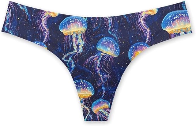 Women Sexy Thong Underwear High Cut Breathable Stretch Underwear Brief Lightweight Pants