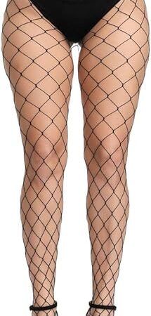 High Waisted Fishnet Stockings For Women - Trendy Sexy Mesh Fishnet Stockings