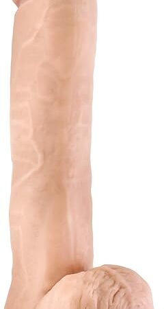 Eden Adult Sex Toys - Realistic Dual Density 11.5 Inch Super Long Dildo - Lifelike Huge Penis with Suction Cup  Thick Large Cock for G-spot & Anal Play  Women Men Couples Pleasure Toy - Vanilla