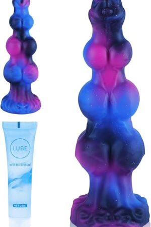 885'' Big Realistic Silicone Monster Dildo, Fantasy Thick G spot Dildo,Soft Anal Dildos with Powerful Suction Cup,Adult Sex Toy for Women Men Gay Couple for Clitoral Vaginal Anal Stimulation