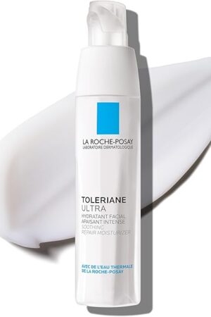 La Roche-Posay Toleriane Dermallergo Ultra Soothing Repair Face Moisturizer for Sensitive Skin, Gentle Moisturizing Face Cream for Dry Skin, Packaging May Vary, Formerly Toleriane Ultra
