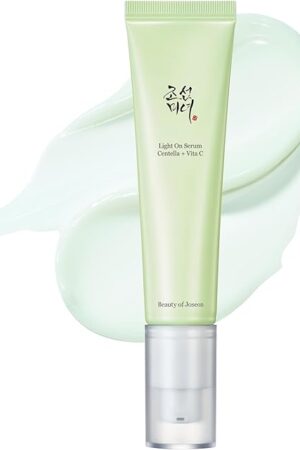 Beauty of Joseon Light On Serum Vitamin C Centella Dark Spot Fine Lines Pigmentation Correcting Serum, Hydrating Moisturizer, Korean Skin Care for Men and Women, 30ml, 1 floz