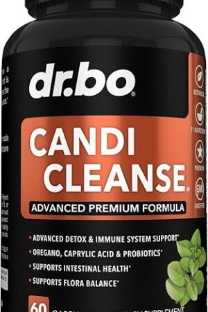 Candi Cleanse Support Supplement Pills - Anti Overgrowth Supplements for Women & Men - Extra Strength Balance Control Probiotic Complex Cleanser - Natural Oral Herbal Oregano & Caprylic Acid Capsules