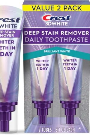 Crest 3DWhite Brilliance Deep Stain Remover Brilliant White Toothpaste - 31oz/2pk