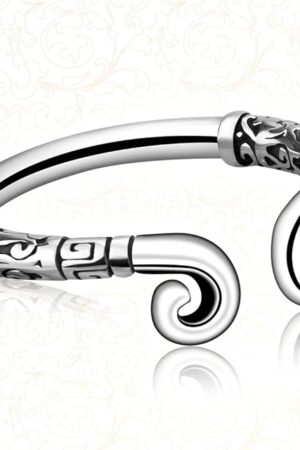 FST Metal Cock Ring Stainless Steel Penis Ring in 5 Sizes Artistic Glans Ring for Enhanced Erection Delayed Ejaculation Increase Stimulation Penis Jewelry Chastity Bondage BDSM Sex Toy (0.94In)
