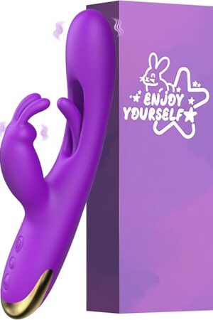 Adult Sex Toys Rabbit Vibrator - 3IN1 Flapping G Spot Dildo with 10 Rabbit Vibrating, 7 Flapping & 7 Wand Vibrating Modes  Clitoral & Nipple Stimulator for Women Female Pleasure