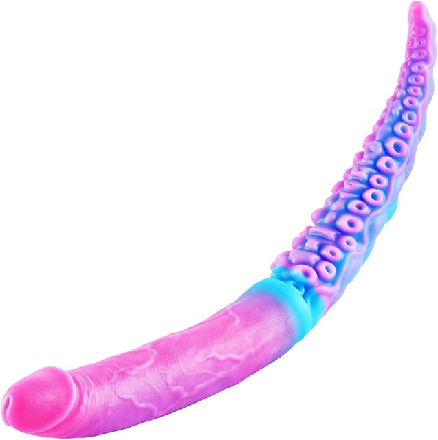 205" Double-Headed Tentacle Realistic Dildo,Huge Silicone Double Sided Dildo, Fantasy Octopus Giant Lifelike Penis,Long Thick Dual-Ended Monster Shaft for Vaginal/Anal,Lesbian & Gay Sex Toy