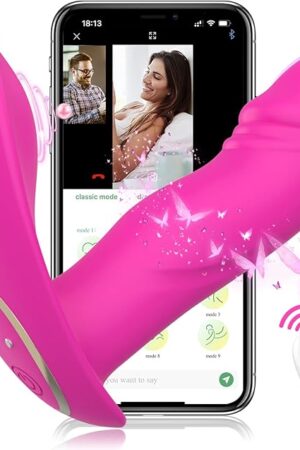 Adult Sex Toys Dildos Realistic Vibrating Dildo with 9 Vibrating Modes Sex Toy,Waterproof Wearable Panty Vibrators Adult Toys Games for Women Couples (Rose)