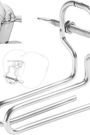 Adjustable Anal Expander Stainless Steel Adjustable Butt Plug - Analexpander Anal Expander - Set Anal Stretcher Butt Plug Anal Sex Trainer Personal Wand Massager BDSM SM for Adult Sex Toys & Games.