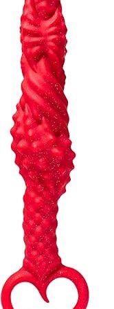 Fantasy Anal Toys Silicone Tentacle Toy Extra Long Butt Plug Dildo,Handle Design,Soft Silicone Deep Anal Toy for G-Spot Stimulation Prostate Massage,Anal Dildos for Men Women and Couples (D303-F)