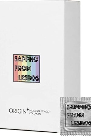 Finger Condom, Sappho from Lesbos Origin+ Ultra-Thin Lubricated Natural Latex Finger Condoms Fingersex Cots for Intimate Hygiene, 12 Count, Fragrance-Free, 400mg Lubricant, Skin-Friendly