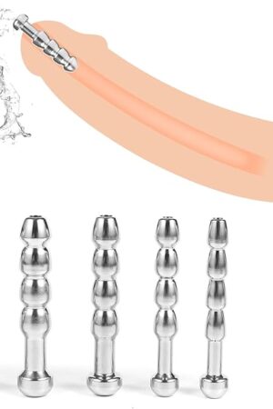 5 PCS Hollow Stainless Urethral Sounds?Urethral Dilators for Beginners & Advanced Users Sex Toy