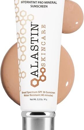ALASTIN Skincare HydraTint Pro Mineral Sunscreen SPF 36 (32 oz) | 2-in-1 Tinted Daily Sunblock Moisturizer for Face & Neck | Fragrance-Free, Water Resistant