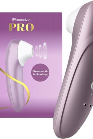 Womanizer Pro Clit Sucker Adult Toys | Clitoris Vibrator for Women and Couples | Vibrating Adult Sex Toy | Clit Stimulator for Woman with 11 Suction Speeds | Waterproof Clitoral Stimulation Massager