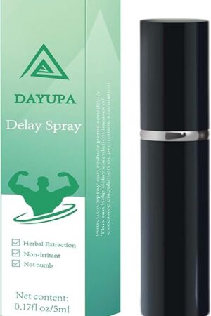 DAYUPA-Enhancers-Desensitizing Delay Spray for Men clinically Proven to Help You Last Longer in Bed -Prolonged Climax - Delay Spray -0.17FL OZ