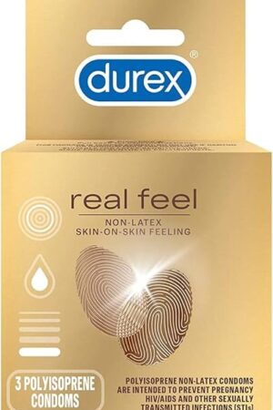 Durex Avanti Bare Real Feel Condoms, Non Latex Lubricated Condoms for Men with Natural Skin on Skin Feeling, FSA & HSA Eligible, 3 Count (Pack of 10)