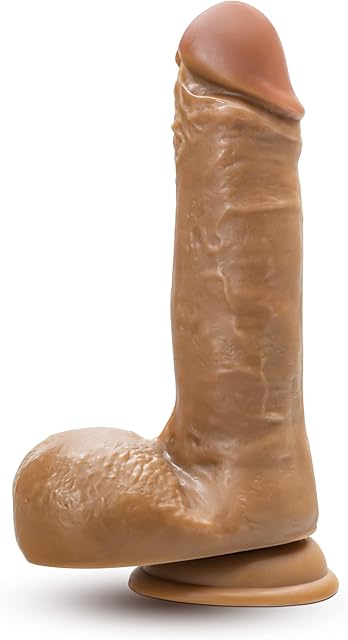 Eden Adult Sex Toys - Realistic Beginner Dildo - 7.25 Inch - Lifelike Penis for Vaginal G-Spot & Anal Stimulation - Suction Cup & Strap-On Compatible Cock for Women, Men & Couples Pleasure - Tan