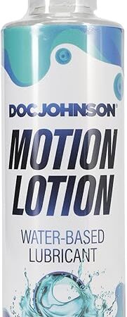 Doc Johnson Motion Lotion, Water Based Personal Lubricant, 8 fl. oz., Clear