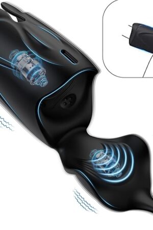 Automatic Male Masturbators Multi-use Male masturbators with 10 Vibrations,Penis Pump Glans Training Tool, Foreglad Rechargeable Penis Head Vibration Machine Glans Stimulator for Men Sex Toy